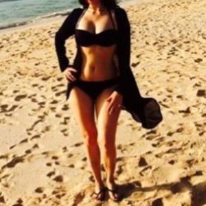 Black Sheer Swimsuit Open Front Cardigan Coverall